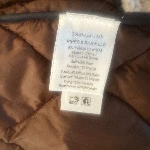 Veronica Beard Navy and Cream Quilted Jacket - Picture 9 of 10